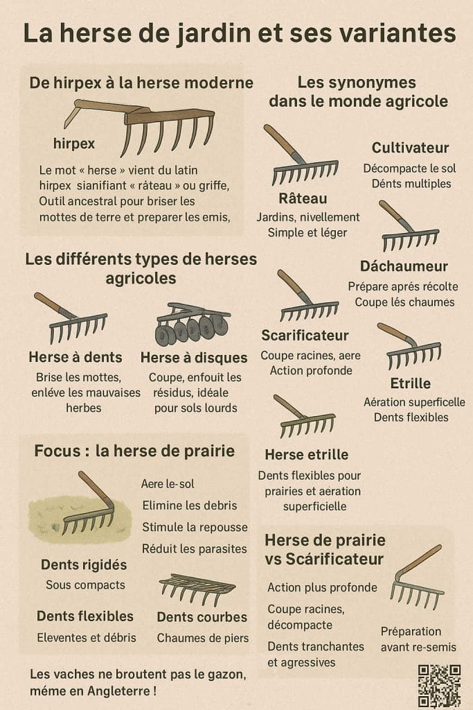 La herse et ses variantes