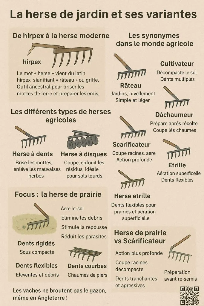 La herse et ses variantes