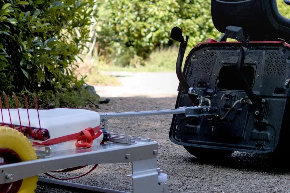 tracteur désherbage autoportée