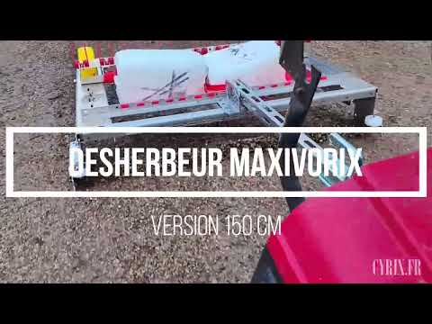MAXIVORiX 150 cm, désherbeur mécanique grande largeur